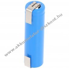 Helyettes�t� Akkumul�tor borotva �s fogkefe 14500 3,6-3,7V 800mAh U-forma forrf�llel IMR