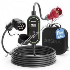Absina Mobile Wallbox 150162 11kW Typ2 �s CCS2 400V CEE 6-16A 6,4m k�bel