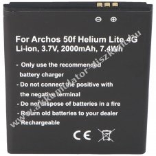 Helyettes�t� Akkumul�tor Archos AC50FHE 3.7V 1750mAh Li-Ion