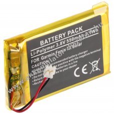 Helyettes�t� Akkumul�tor Garmin Fenix 7X Solar okos�ra 3,8V 550mAh 2,1Wh be�p�tett Li-Polymer