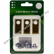 9db/csomag tit�n bevonat� v�g�peng�k 0,75mm ac�l Honda Miimo 3000/310/520