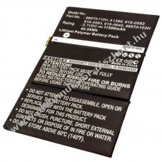 Helyettes�t� Akkumul�tor Apple iPad4 3,7V 11,5Ah 616-0586/616-0593/616-0604/969TA103H/969TA110H/A1389 LiPo