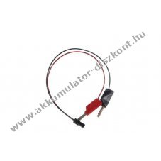 akkumul�tor t�lt�  k�bel Acculux HL25EX 4mm biztons�gi csatlakoz�