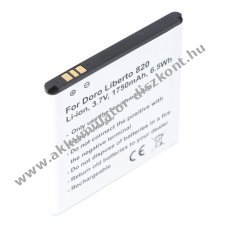 Helyettes�t� Akkumul�tor Doro Liberto 820 3,7V 1750mAh Li-Ion