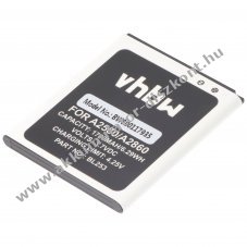 Helyettes�t� Akkumul�tor mobiltelefon Lenovo BL253 A2580 A2860 3,7V 1800mAh Li-Ion