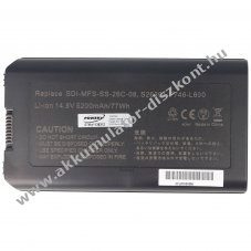 Helyettes�t� Akkumul�tor Fujitsu Siemens SDI-MFS-SS-26C-08 14,8V 5200mAh Li-Ion