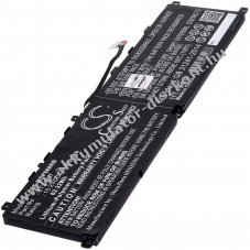Helyettes�t� Akkumul�tor Laptop MSI GP66 GP76 Leopard 10UG t�pus BTY-M57 - 15,2V - 4100 mAh