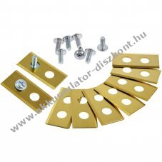 9db/csomag cserepeng�k 0,9mm tit�n bevonat Worx Landroid f�ny�r�khoz csavarokkal