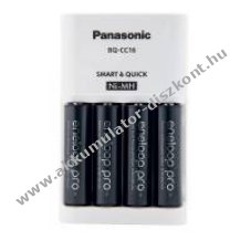 Panasonic ENELOOP BQ-CC16 t�lt� 4db/csomag eneloop Pro AA Akkumul�tormul�torokkal