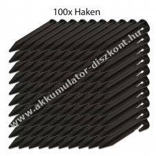 100db/csomag kamp�k �s szegek hat�rol�k�belhez f�ny�r�robotokhoz Husqvarna Gardena