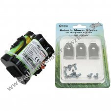 Helyettes�t� Akkumul�tor Gardena R40Li/R45Li/R70Li 18V 1500mAh 9db cserepenge Li-Ion