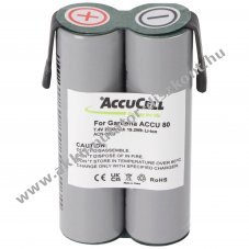 Helyettes�t� Akkumul�tor Gardena Accu 80 7,4V 2600mAh kerti g�p Li-Ion