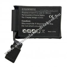 Helyettes�t� Akkumul�tor Apple iWatch 2 38mm A1760 3,77V 273mAh 1,0Wh be�p�tett okos�ra Li-Polymer