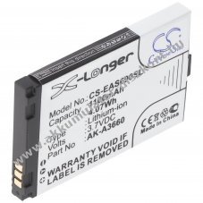 Helyettes�t� Akkumul�tor Emporia SafetyPlus A3690 3,7V 1100mAh Li-Ion