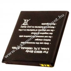 Helyettes�t� Akkumul�tor Wiko Birdy S104-M25000-000 3,7V 1800mAh mobiltelefon Li-Ion