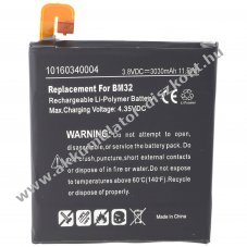 Helyettes�t� Akkumul�tor Xiaomi 4 BM32 3,8V 3000mAh Li-Polymer