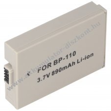Helyettes�t� Akkumul�tor Canon BP-110 3,7V 950mAh Li-Ion