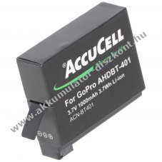 Helyettes�t� Akkumul�tor GoPro Hero 4 AHDBT-401 3,7V 1000mAh Li-ion