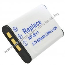 Helyettes�t� Akkumul�tor Sony NP-BY1 3,7V 620mAh Li-Ion