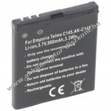 Helyettes�t� Akkumul�tor Emporia Telme C145 3,7V 900mAh Li-Ion