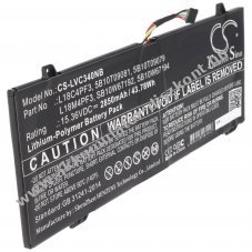 Helyettes�t� Akkumul�tor Lenovo L18M4PF3 15,36V 2850mAh Li-Polymer