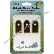 9db/csomag tit�n cserepeng�k 0,75mm 35mmx18mm Husqvarna Gardena f�ny�r�robotok arany