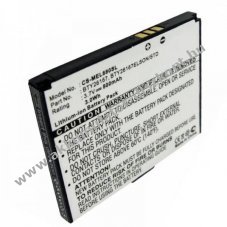 Helyettes�t� Akkumul�tor mobiltelefon Mobistel Elson EL680 BTY26167 3,7V 800mAh Li-Ion