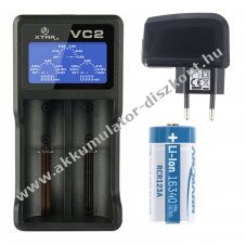 Helyettes�t� Akkumul�tor FLIR Breach PTQ136 CR123A 3,7V 700-820mAh t�lt�vel gombakku m�r�m�szer Li-Ion