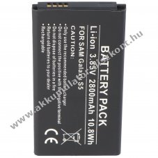Helyettes�t� Akkumul�tor Samsung Galaxy S5 3,9V 2800mAh Li-ion