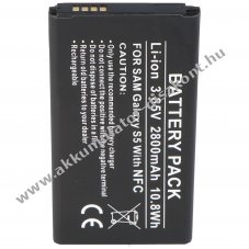 Helyettes�t� Akkumul�tor Samsung Galaxy S5 2800mAh NFC Li-Ion