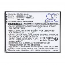 Helyettes�t� Akkumul�tor mobiltelefon Gigaset GS5 GS5 Lite Senior V30145-K1310-X478 3,85V 4850mAh