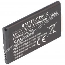 Helyettes�t� Akkumul�tor Motorola Defy Mini HF5X 3,7V 1500mAh mobiltelefon