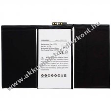 Helyettes�t� Akkumul�tor Apple iPad 2 3,7V 6500mAh 616-0561 A1316 A1376 A1395 A1396 A1397 Li-Polymer