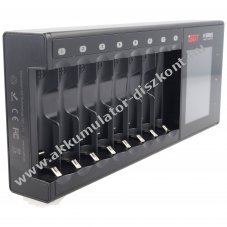 Helyettes�t� Akkumul�tor gyors t�lt� 8 csatorn�s AA AAA Li-ion NiMH NiZn