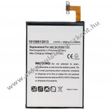 Helyettes�t� Akkumul�tor HTC One M8 mobiltelefon 35H00214-00M 35H00214-01M B0P6B100 BOP6B100 M8S