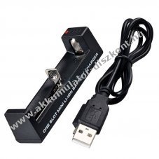 Xtar 1 csatorn�s USB gyorst�lt� 1A Li-Ion 3,6/3,7V
