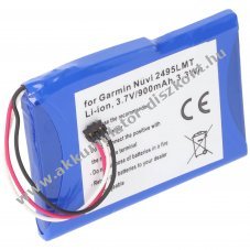 Helyettes�t� Akkumul�tor Garmin Nuvi 2405 3,7V 900-1200mAh Li-ion