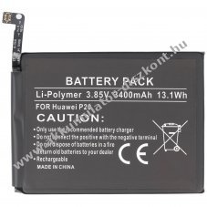 Helyettes�t� Akkumul�tor Huawei P20 Lite HB366481ECW 3,85V 3000mAh Li-Polymer