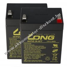 Helyettes�t� Akkumul�tor orvostechnikai KungLong Sabina 2 Sabina Lifter II 12V 2,9Ah 2db/csomag AGM