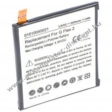 Helyettes�t� Akkumul�tor LG G Flex 2 BL-T16 3,8V 3000mAh Li-Polymer