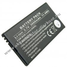 Helyettes�t� Akkumul�tor Nokia Lumia 640 XL BV-T4B 3,7V 3000mAh Li-Ion