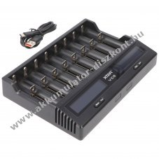 Helyettes�t� Akkumul�tor 8 csatorn�s Li-Ion gyors t�lt� 3,6V 3,7V NiMH