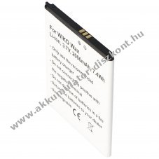 Helyettes�t� Akkumul�tor Wiko WAX L5503AE mobiltelefon 3,7V 1800-2000mAh Li-Ion