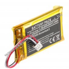 Helyettes�t� Akkumul�tor Sennheiser Momentum 2 fejhallgat� 3,7V 650mAh 2,4Wh Li-Polymer