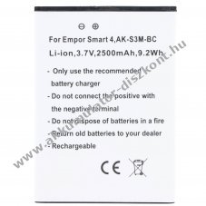 Helyettes�t� Akkumul�tor Emporia Smart 4 3,7V 2500mAh Li-ion