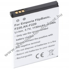 Helyettes�t� Akkumul�tor Emporia F210 F220 Flip basic 3,7V 1000-1150mAh Li-ion