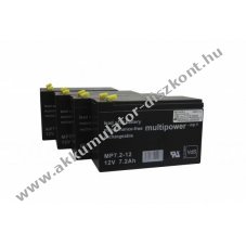 Helyettes�t� Akkumul�tor Maquet Alphamaquet 1150.01A1 orvostechnikai 4x12V 7,0Ah �lom-savas