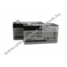 SSB Battery Akkumul�toregys�g 2x12V 1,2Ah Wissner-Bosserhoff Eleganza Q7 Estetica orvostechnikai �lom