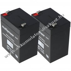 Helyettes�t� Akkumul�tor Sunrise Medical Oxford Presence orvostechnikai 2x12V 2,9Ah �lomsavas