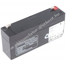 Helyettes�t� Akkumul�tor Criticon Dinamap proCare 100/300 V100 GH633 633178CR 6V 3,3Ah orvostechnikai �lom